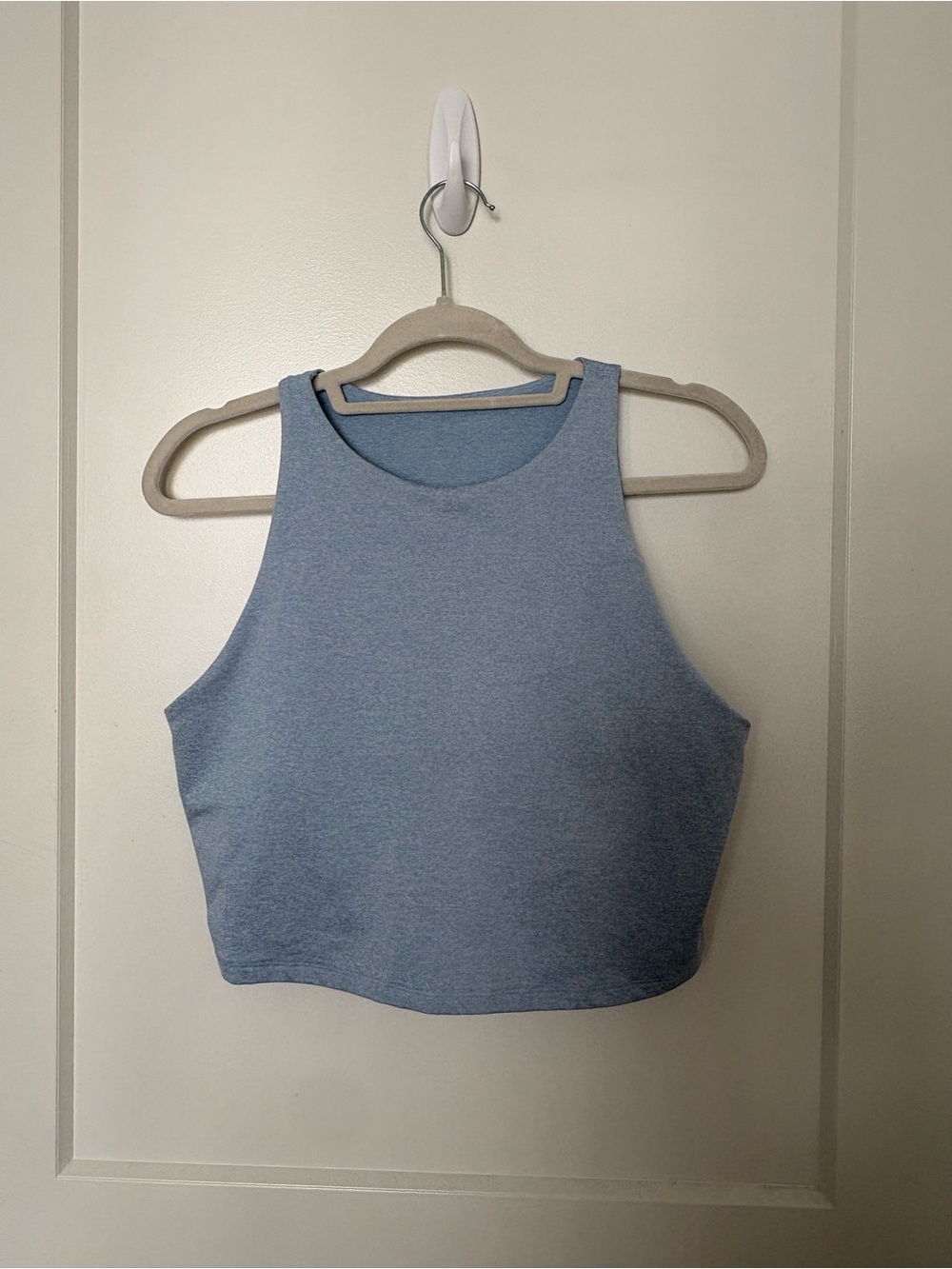 Women’s Blue workout Top with built in bra